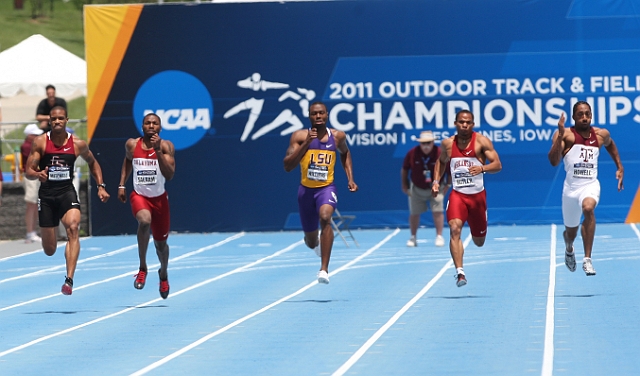 2011NCAASat-129.JPG - June 8-11, 2011; Des Moines, IA, USA; NCAA Division 1 Track and Field Championships.